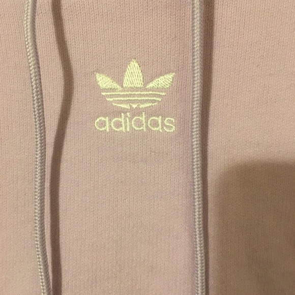Adidas cropped lilac hoodie - Picture 2 of 3